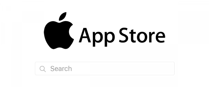 logo App Store and search bar
